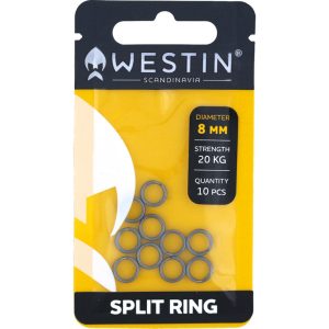 Westin SPLIT RING Ø4mm BLACK NICKEL 4kg 10szt kółka łącznikowe Westin T76-215-186 - obrazek 2