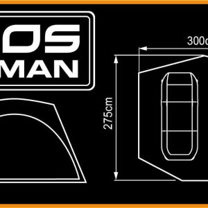 FOX EOS 2 man bivvy Namiot Karpiowy FOX CUM257 - obrazek 8