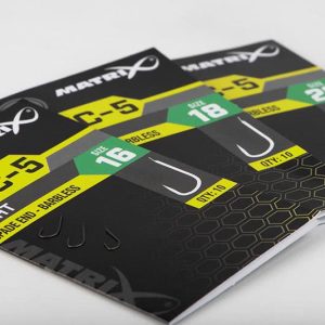 Matrix MXC-5 Size 20 Barbless Spade End (PTFE) 10pcs - obrazek 3