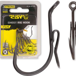 Haczyki sumowe Black Cat #5/0 Ghost Rig Hook DG DG coating 5 pcs - obrazek 3