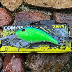 Black Cat 50g 16cm Cranker red head sinking - obrazek 16