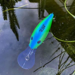 Black Cat 50g 16cm Cranker red head sinking - obrazek 19