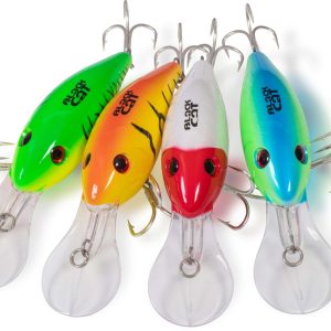 Black Cat 50g 16cm Cranker red head sinking - obrazek 5