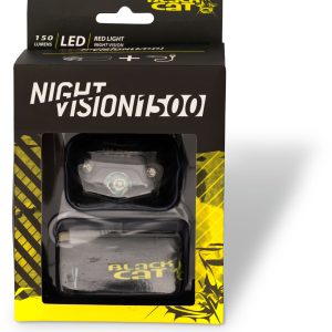Latarka Czołowa Black Cat Night Vision 1500 black/green - obrazek 3