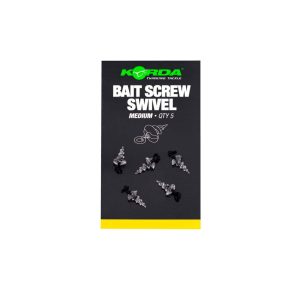 Korda Micro Ring Swivel Bait Screw rozm M 5szt Wkrętka na Haczyk Korda KMW008 - obrazek 6