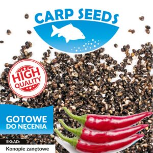Carp Seeds Gotowane konopie z płatkami chili 1kg
