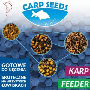 Carp Seeds Miks P konopie pszenica 1kg