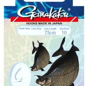Gamakatsu Bream 1810B rozm 14 0.12mm 75cm 10szt Przypony Gamakatsu 140114-1400-12
