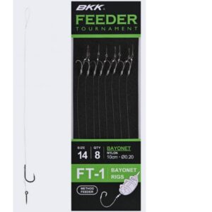 Gotowe Przypony BKK Tournament  FT-1 Bayonet Rigs rozm 10 10cm A-BW-5035
