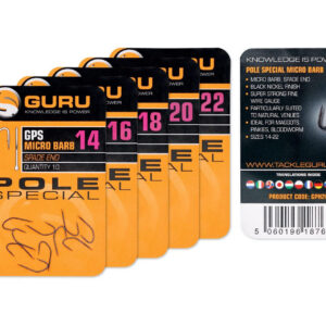 Guru Pole Special Hook rozm 16 Zadziorowe z Łopatką 10szt Haczyki Guru GPH16