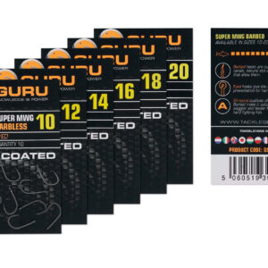 Guru Super MWG Hook rozm 14 Bezzadziorowe z Oczkiem 10szt Haczyki Guru GSMW14