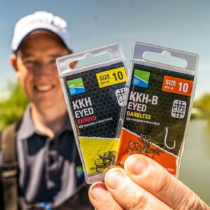 Haczyki Preston Kkh Barbed rozm 12 zadziorowe z oczkiem 10szt