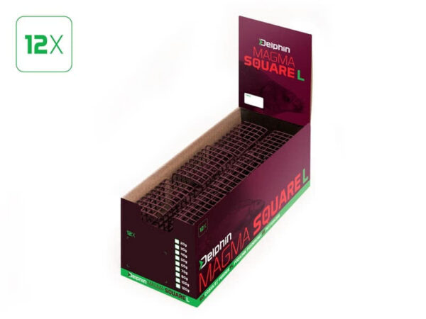 Koszyczek Zanętowy Delphin Magma SQUARE rozm L 70g