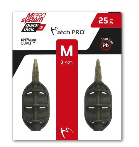 Koszyk  MATCH PRO System Method QUICK OVAL L / 40g 2szt.