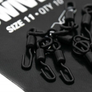 Krętlik do ronie riga z kółkiem KORDA Spinner Swivels rozm 11 – 12szt