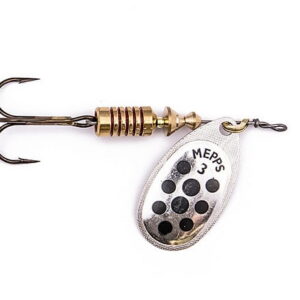 MEPPS OBROTÓWKA AGLIA DECOREES srebrna / czarne kropki 2