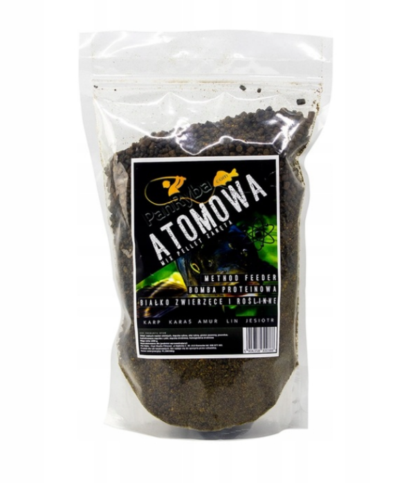 Pan Ryba Zanęta Method Feeder mix pellet zanęta atomowa 1kg PAN RYBA