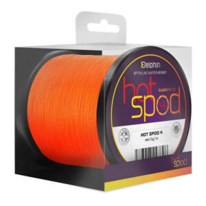 Plecionka Delphin HotSPOD 4splot 0,14mm 9,1kg 300m pomarańczowa