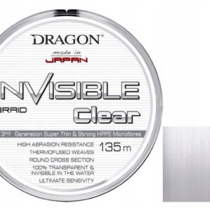 Plecionka spinningowa DRAGON Invisible CLEAR 0,06mm 4,90kg 135m