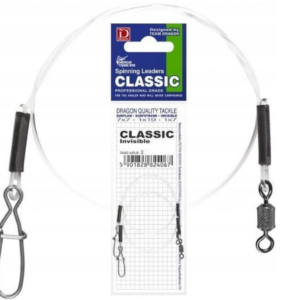 Przypon Spinningowy Fluorocarbon Dragon 20kg 30cm 2szt