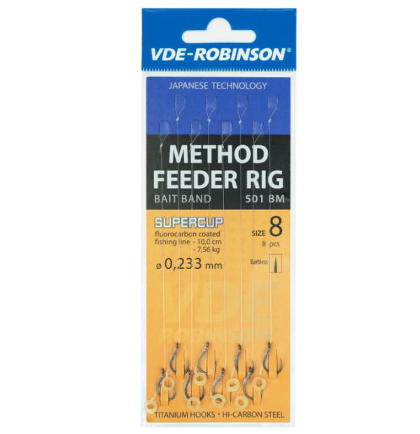Przypon VDE-R z gumką  MF 501BM rozm. 8, śr. 0,233mm