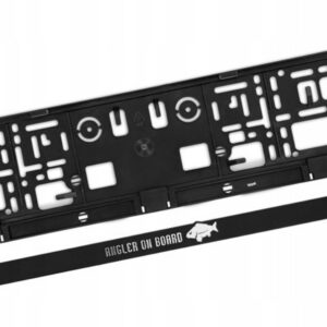 Ramki do tablic rejestracyjnych 3D Delphin ANGLER ON BOARD 2szt