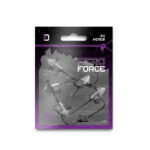 Stojąca główka jigowa z zaczepem na larwy Delphin AeroFORCE / 5 szt., 5g-4/0