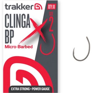 Trakker Clinga BP XS Hooks rozm 2 10 szt (zadziorowe) Haczyki Karpiowe TRAKKER 227230