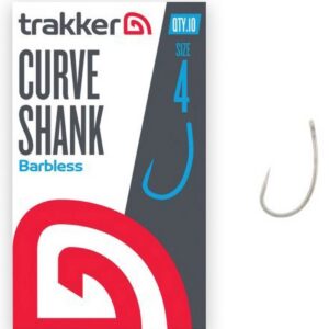 Trakker Curve Shank Hooks Size 4 (Bezzadziorowe) 1szt. Haczyki karpiowe Trakker 227103