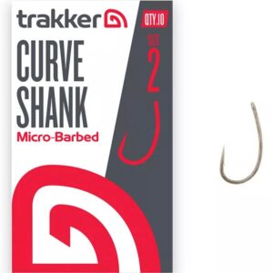 Trakker Curve Shank Hooks rozm 2 10 szt (zadziorowe) Haczyki Karpiowe TRAKKER 227108