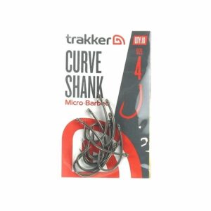 Trakker Curve Shank Hooks rozm 4 10 szt (zadziorowe) Haczyki Karpiowe TRAKKER 227109