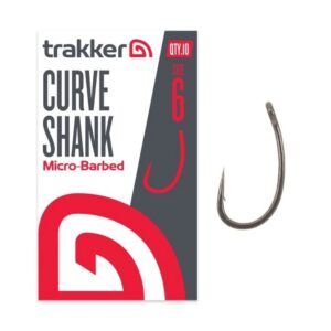 Trakker Curve Shank Hooks rozm 6 10 szt (zadziorowe) Haczyki Karpiowe TRAKKER 227110