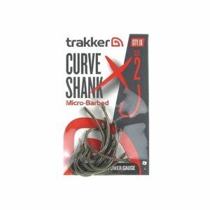 Trakker Curve Shank XS Hooks rozm 2 10szt (zadziorowe) Haczyki Karpiowe TRAKKER 227114