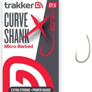 Trakker Haczyki Karpiowe 1szt. Curve Shank XS Hooks Size 6 (Micro Barbed) 227116