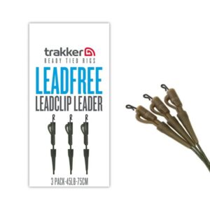 Trakker Leadfree Leadclip Leader 75cm 3szt Leadcore z Bezpiecznym Klipsem TRAKKER 228730