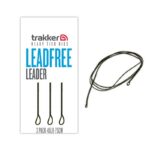 Trakker Leadfree Leader 75cm 3szt Leadcore z Bezpiecznym Klipsem TRAKKER 228731