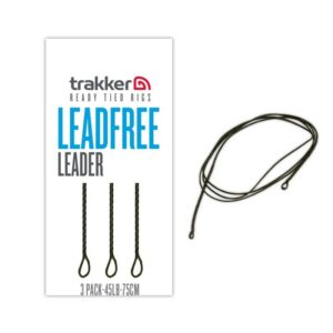 Trakker Leadfree Leader 75cm 3szt Leadcore z Bezpiecznym Klipsem TRAKKER 228731