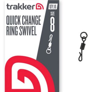 Trakker QC Ring Swivel rozm 8 10szt Krętlik Z Kółkiem TRAKKER 228207