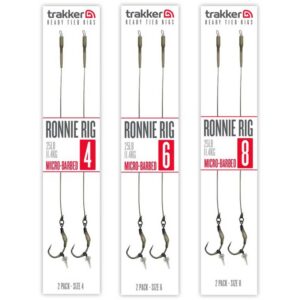 Trakker Ronnie Rig rozm 6 (zadziorowe) 2szt Gotowe Przypony TRAKKER 228746