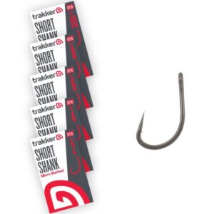Trakker Short Shank Hooks rozm 2 10szt (zadziorowe) Haczyki Karpiowe TRAKKER 227143