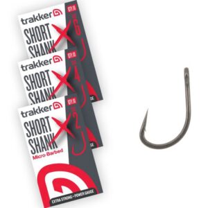 Trakker Short Shank XS Hooks rozm 2 10szt (zadziorowe) Haczyki Karpiowe TRAKKER 227150