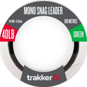 Trakker Snag Leader (60lb)(27.2kg)(0.65mm)(100m)(Green) 1szt. Strzałówka TRAKKER 228532