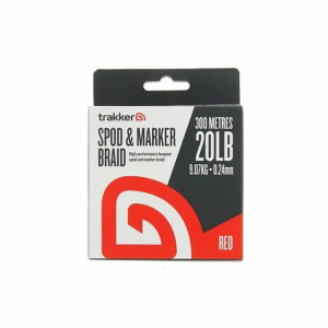 Trakker Spod Marker Braid (30lb)(13.6kg)(0.28mm)(300m)(Red) Plecionka Rzutowa TRAKKER 228502