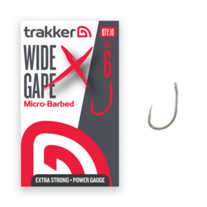 Trakker Wide Gape XS Hooks rozm 4 10szt (zadziorowe) Haczyki Karpiowe TRAKKER 227132