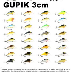 Wobler Siek Gupik 3cm 1,3g kolor SPEC