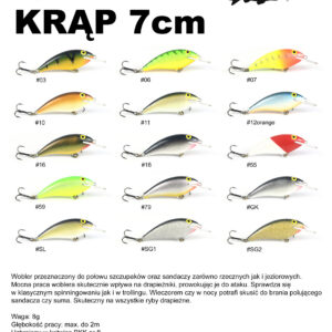 Woblery Siek KRĄP 7cm kolor 16