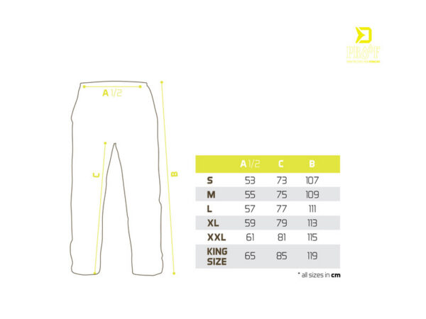 Wodoodporny dwuczęściowy kombinezon Delphin PROOF, XXL