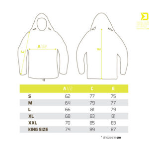 Wodoodporny dwuczęściowy kombinezon Delphin PROOF, XXL