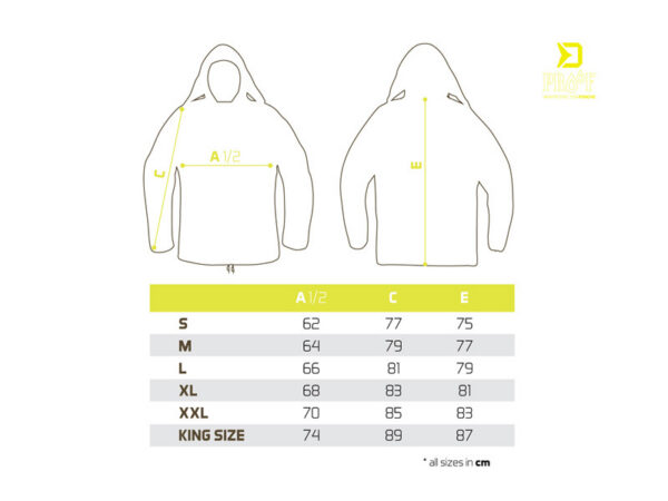 Wodoodporny dwuczęściowy kombinezon Delphin PROOF, XXL