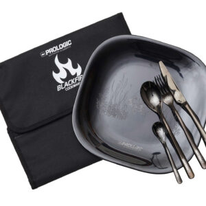 Zestaw biwakowy PROLOGIC Telerz i sztućce BLACKFIRE DINNING SET